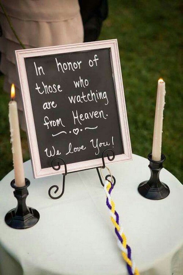 10 Unique Ways to Honor Deceased Loved Ones at Your Wedding