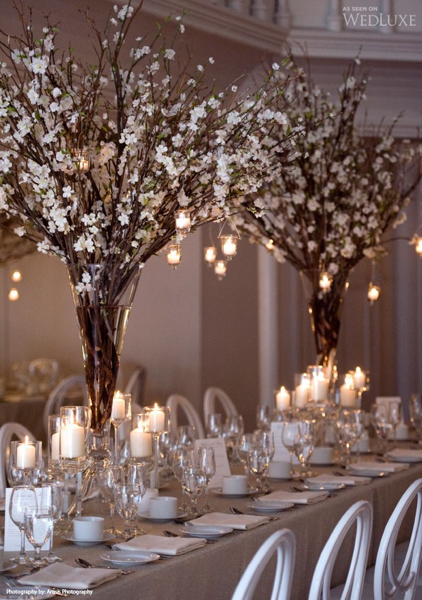 18 Stunning Tall Wedding Centerpiece Ideas - EmmaLovesWeddings