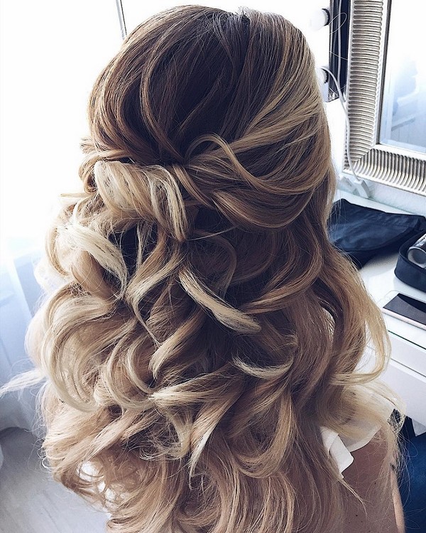 15 Chic Half Up Half Down Wedding Hairstyles for Long Hair ...