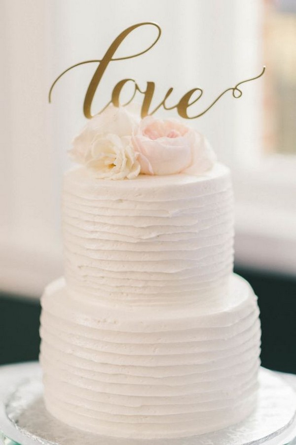 cake cakes simple elegant tier topper toppers gold matrimonio emmalovesweddings torte weddings romantic annapolis designs easy rustic hochzeit per topped