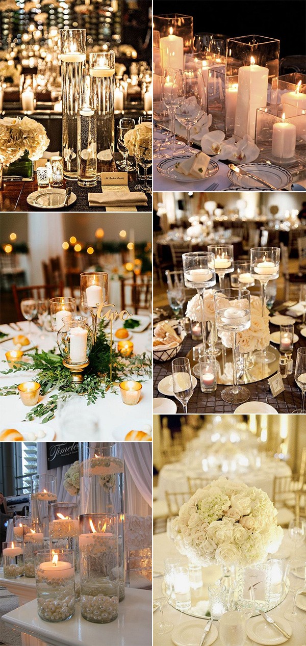 candles elegant centerpieces floating candle sophisticated emmalovesweddings trends table decorations simple choose