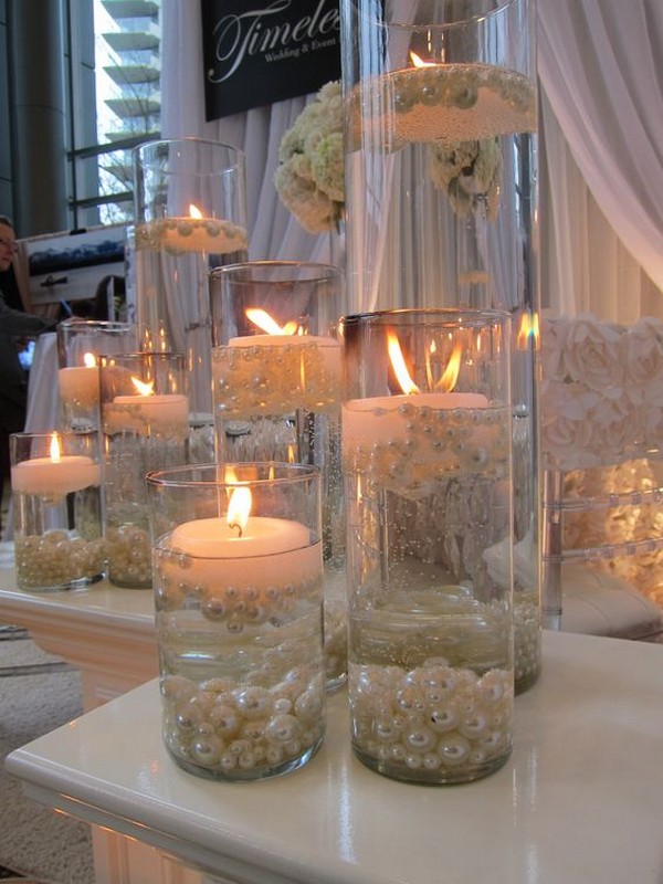 centerpieces wedding elegant candles emmalovesweddings trends