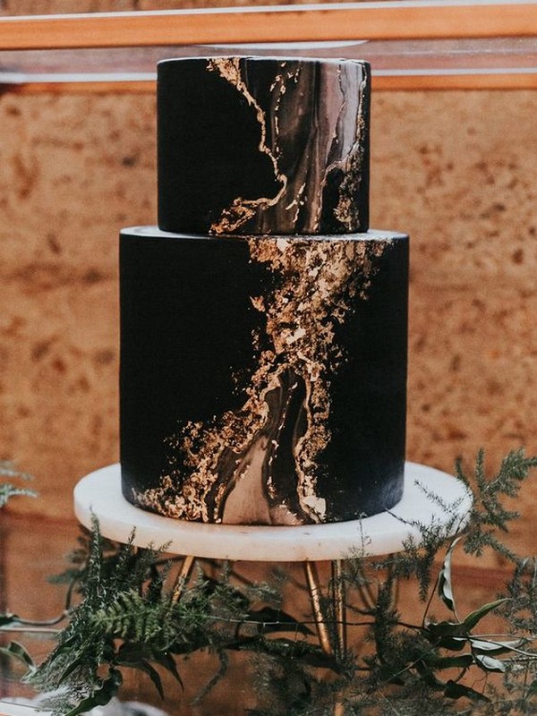 Wedding Cake Ideas Black And White