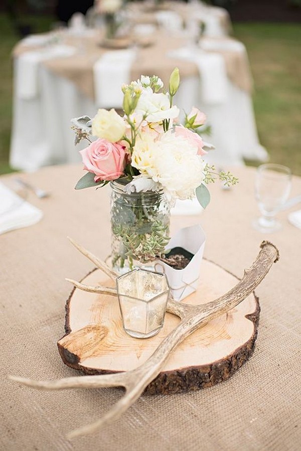 28 Country Rustic Wedding Decoration Ideas with Tree Stumps - Page 2 of