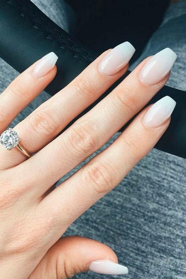 elegant neutral wedding nail - EmmaLovesWeddings
