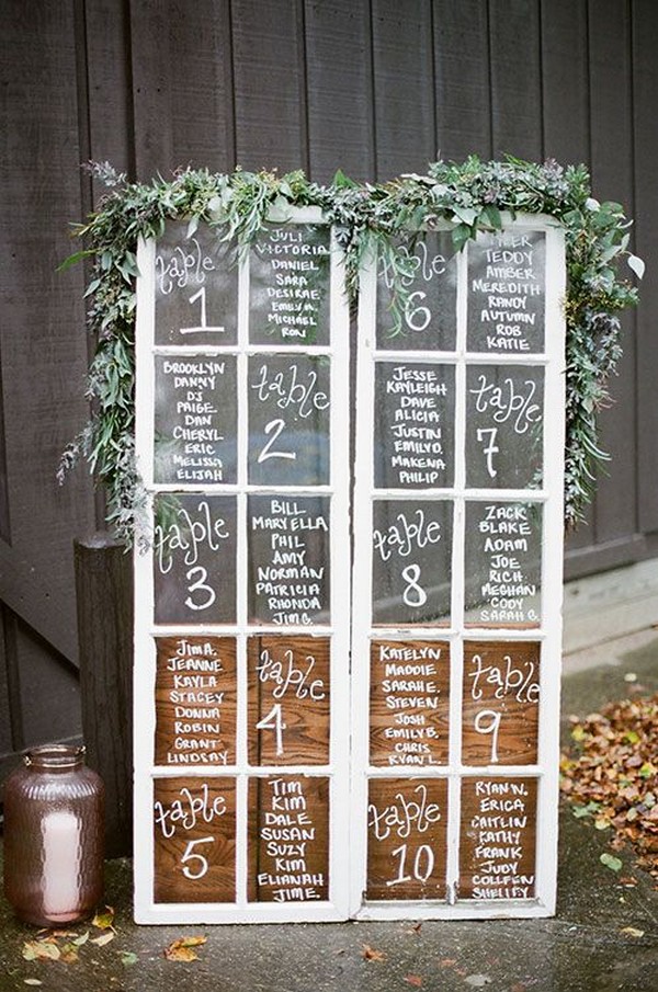 20 DIY Wedding Decoration Ideas with Vintage Windows - EmmaLovesWeddings