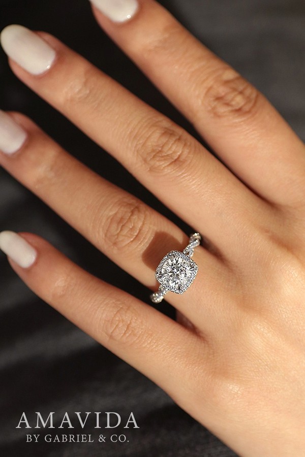 fancy radiant wedding engagement ring ideas