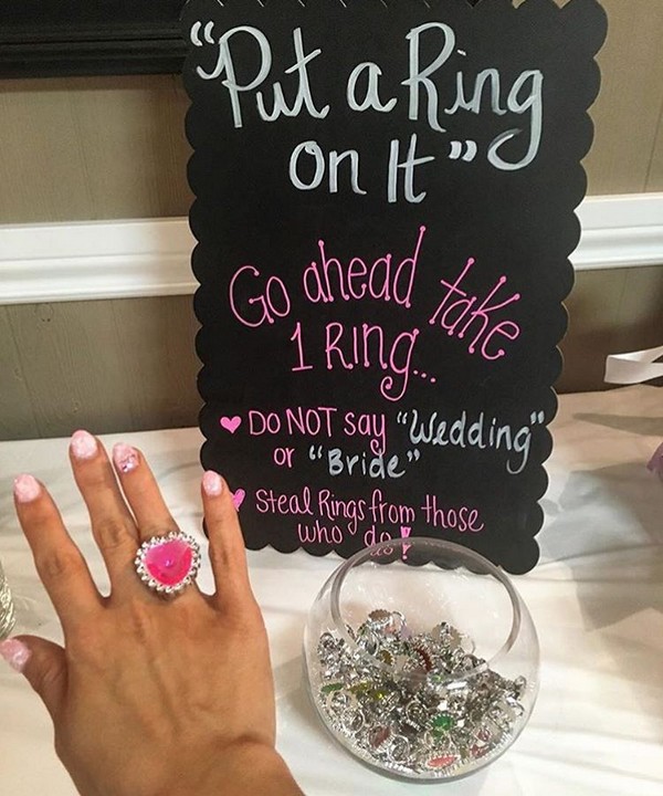 put a ring on it bridal shower games