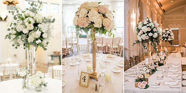 Stunning Tall Wedding Centerpiece Ideas, Tall Table Centerpiece Ideas