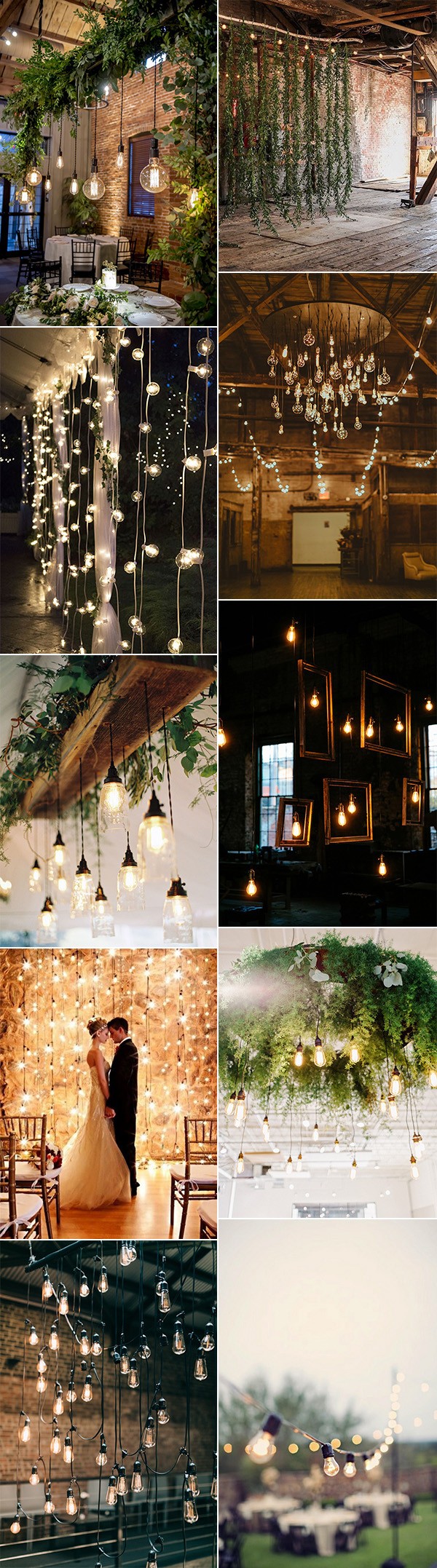 amazing wedding decoration ideas with edison bulbs