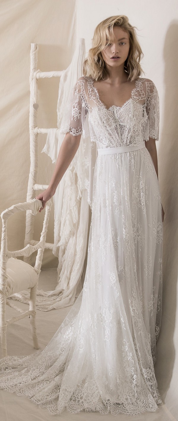 Lihi Hod Emile vintage wedding dress 2018