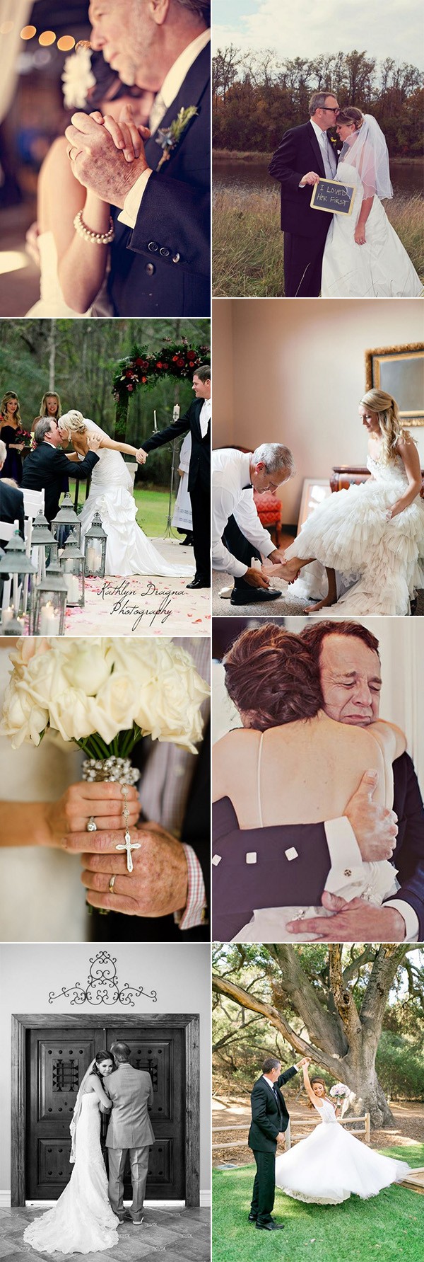 touching father daughter moments wedding photo ideas