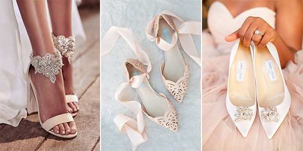 trending bridal wedding shoes