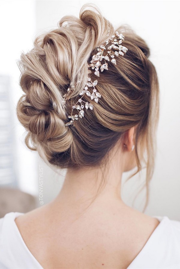 12 So Pretty Updo Wedding Hairstyles From TonyaPushkareva Emma Loves Weddings  12 So Pretty Updo Wedding Hairstyles From TonyaPushkareva Emma Loves Weddings