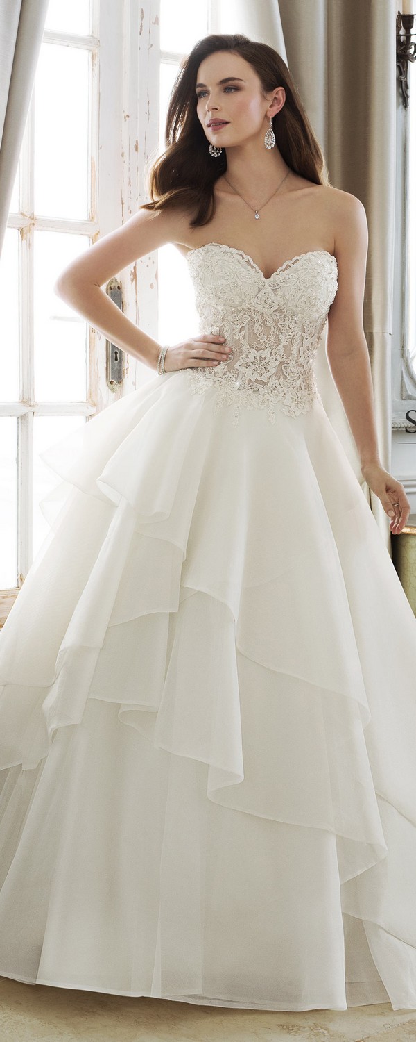 Sophia Tolli sweetheart strapless bridal gown 2018 collection