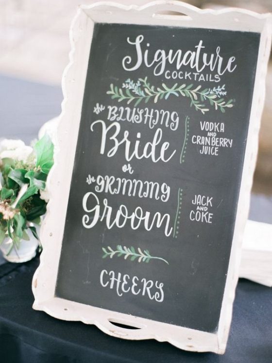 18 Brilliant Wedding Drink Station Sign Ideas Emma Loves Weddings