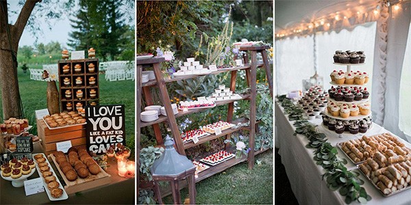 trending wedding dessert display ideas