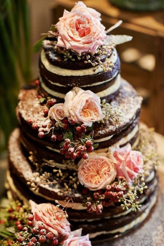 20 Delicious Fall Wedding Cakes that WOW (With images 