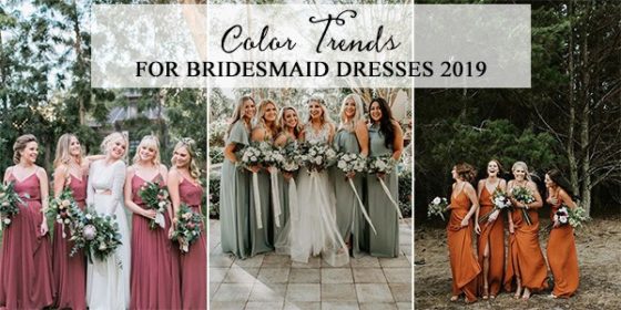 bridesmaid colours 2018