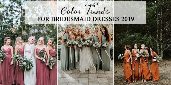 trending bridesmaid dresses 2019