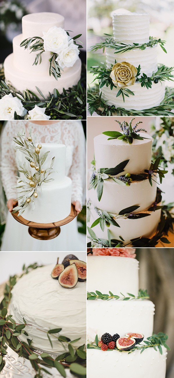 simple and elegant wedding cake ideas