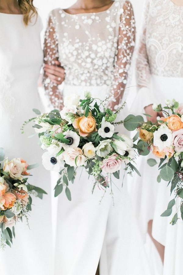 anemone wedding bouquet ideas