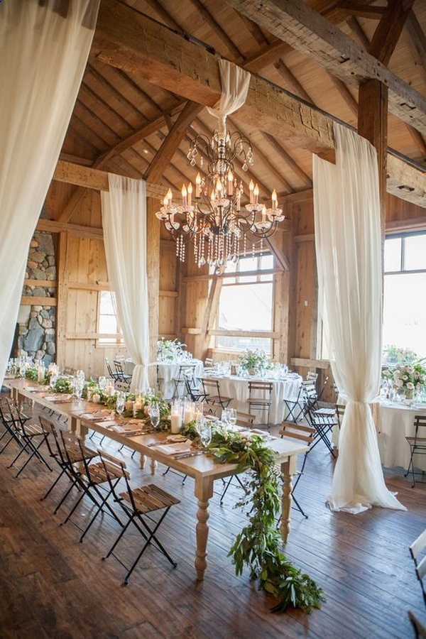 barn wedding reception decoration ideas