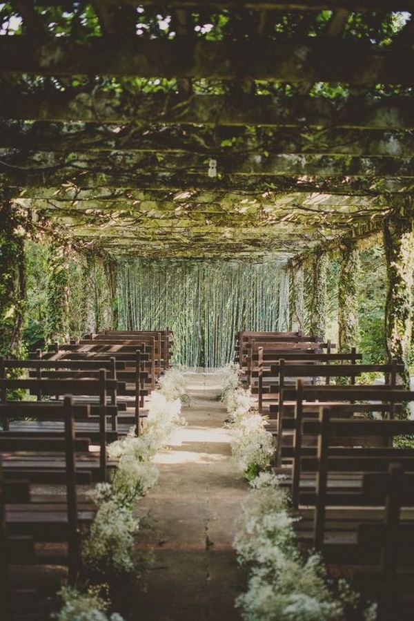 forest inspired fairytale wedding ceremony ideas