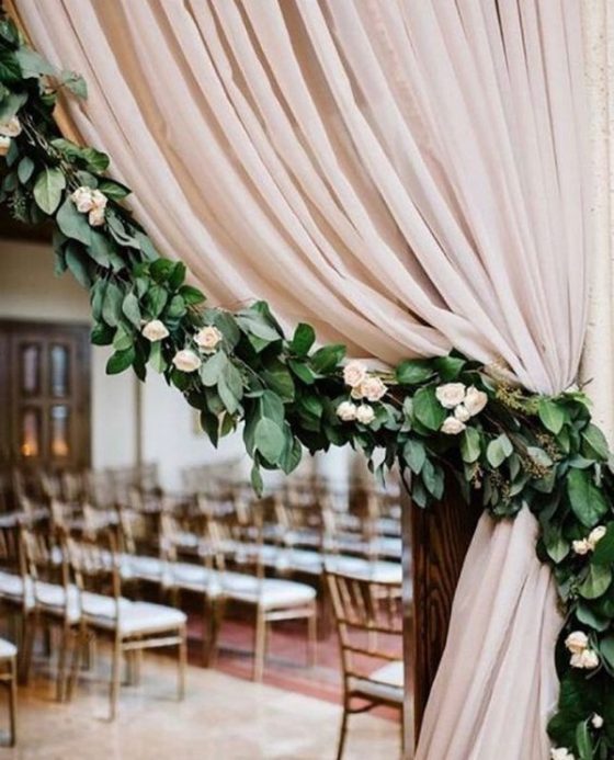 ️ 2022 Trending-30 Brilliant Garland Wedding Decoration Ideas - Emma ...
