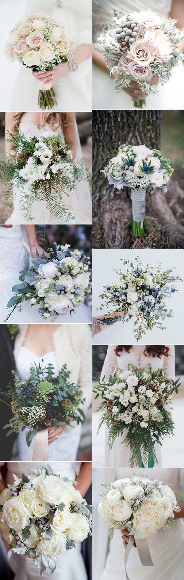 winter wedding bouquet ideas