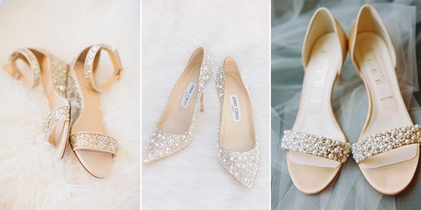 low heel wedding shoes