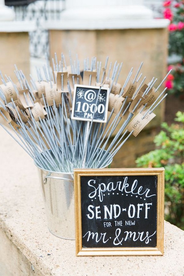 sparklers wedding send off ideas 3