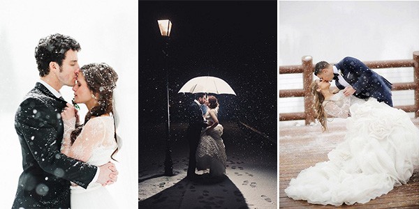 winter wedding photos