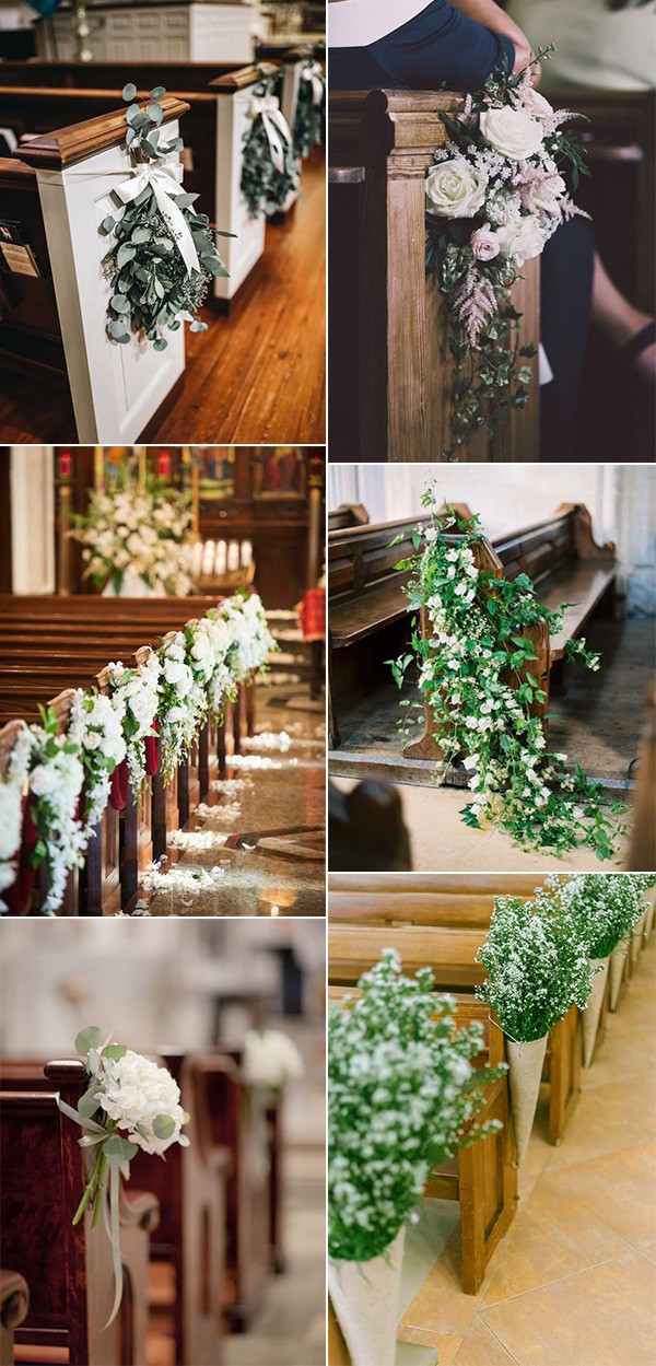 trending church wedding aisle decoration ideas