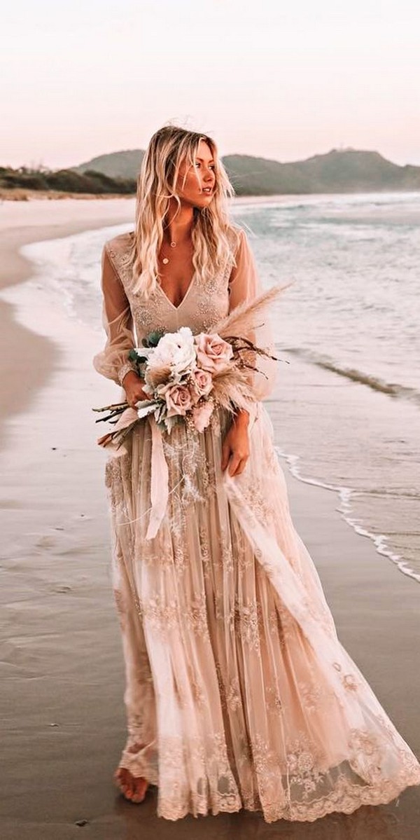 Boho Beach Wedding Dresses Boho Beach Wedding Dresses