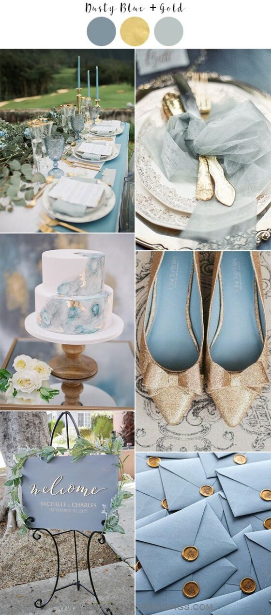 Top 15+ Dusty Blue Wedding Color Ideas for 2024 Brides