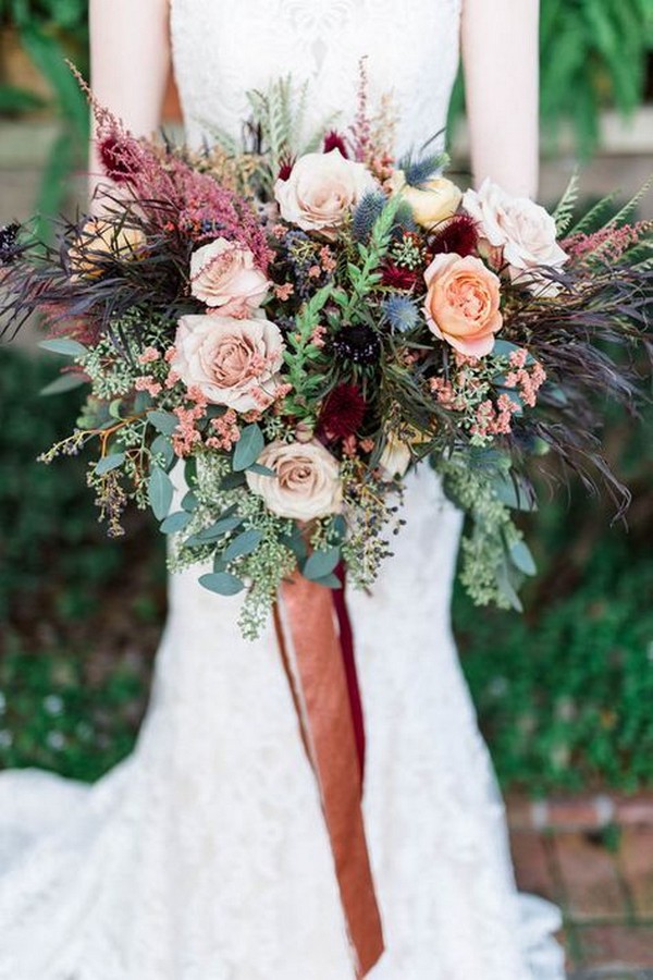 Fall Themed Wedding Bouquets Fall Themed Wedding Bouquets