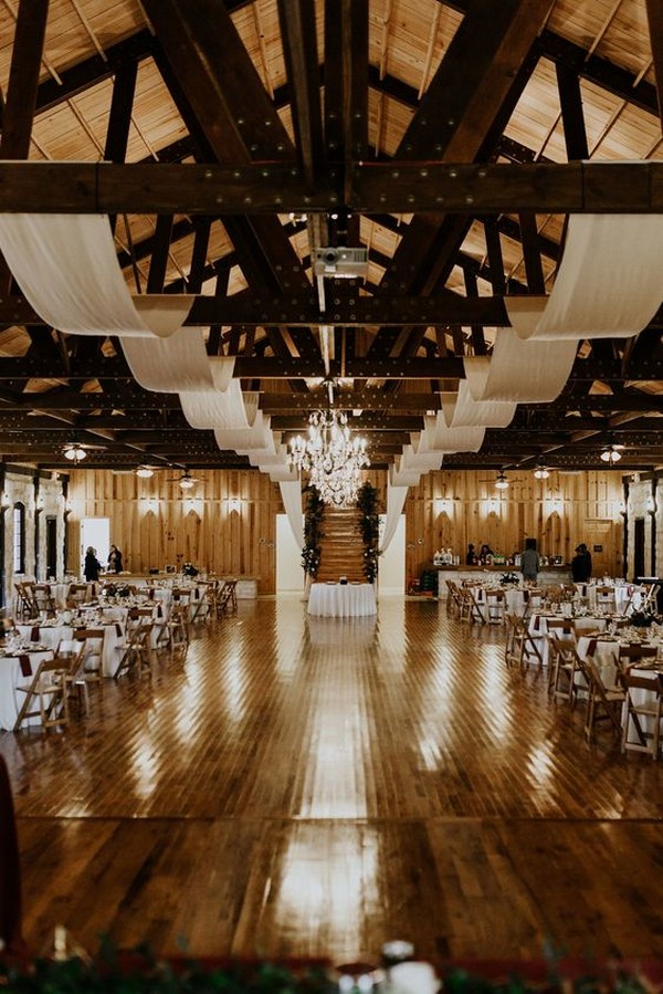country wedding reception ideas in a barn