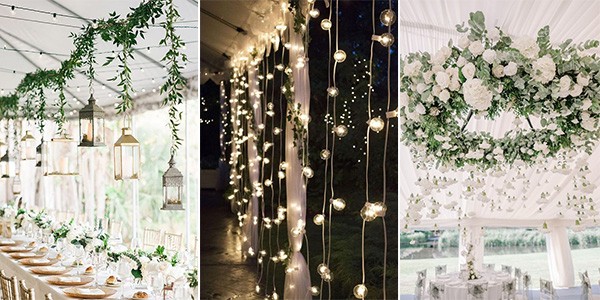 Amosfun 18pcs Wedding Party Hanging Decoration Heart Celling Ornament String Garland Decoration for Wedding Party Decorations