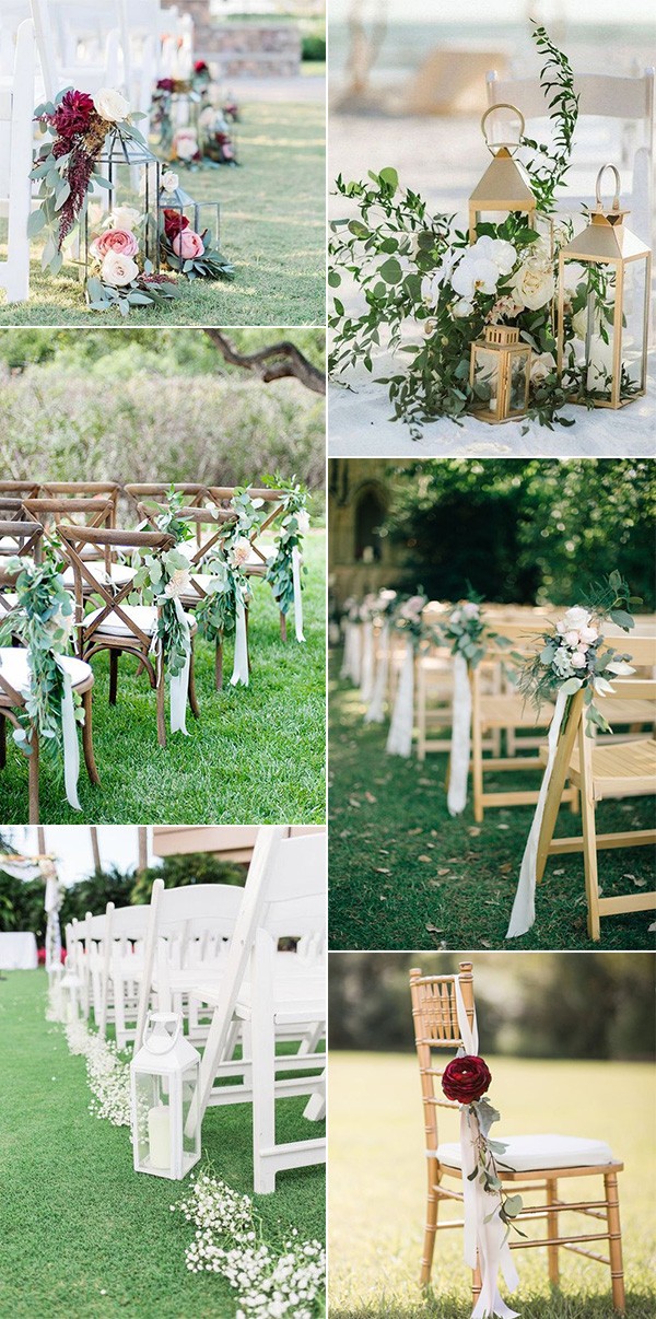 Outdoor Wedding Aisle Decoration Ideas, Outdoor Wedding Ceremony Decoration Ideas On A Budget