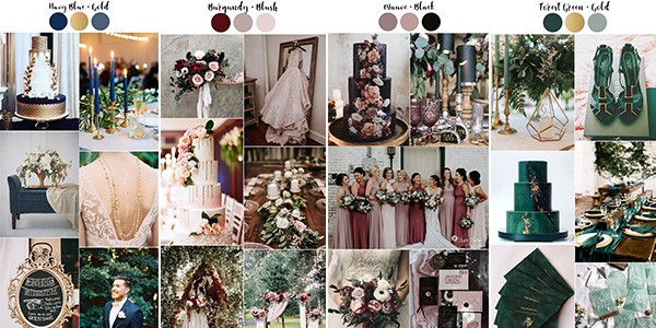 vintage wedding colors