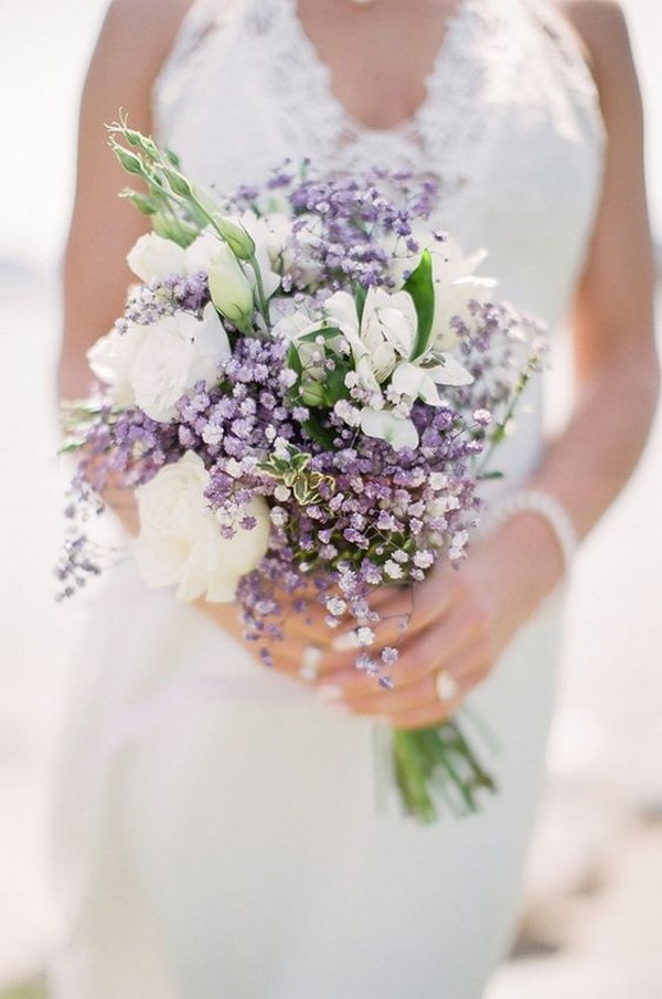 Simple Lavender Wedding Bouquet EmmaLovesWeddings Simple Lavender Wedding Bouquet EmmaLovesWeddings