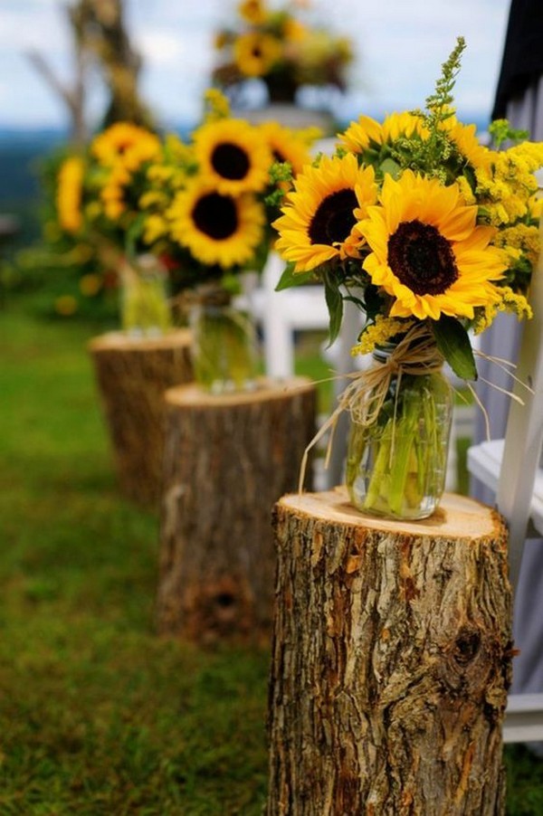 35 Pretty and Bright Sunflower Wedding Ideas ...