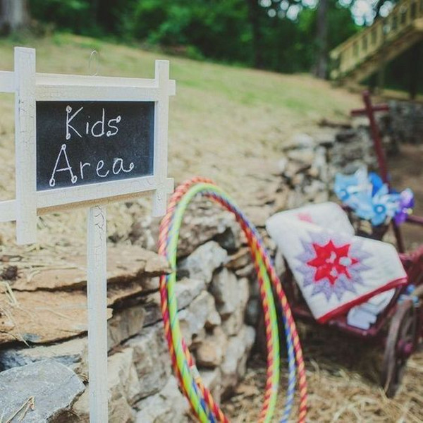 kids area wedding ideas