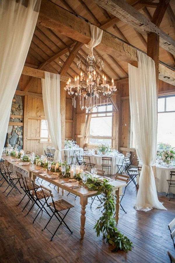 country barn wedding reception ideas