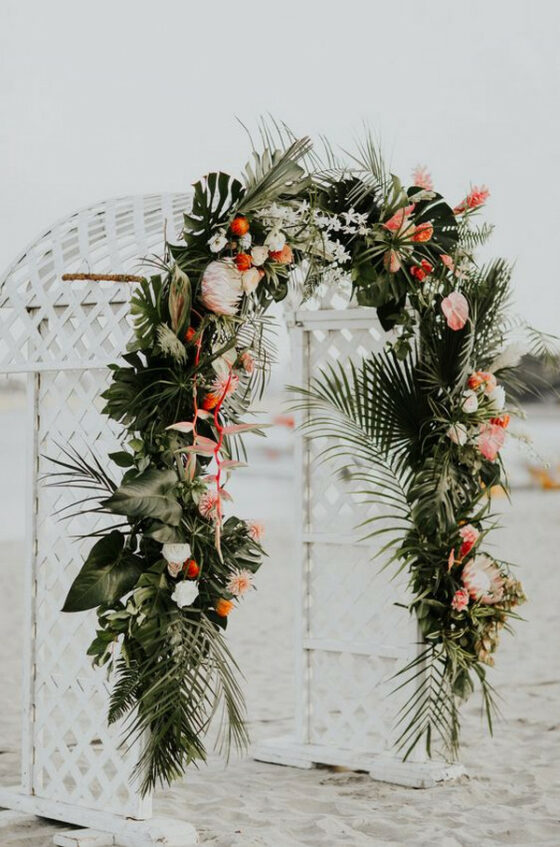 Trending-28 Tropical Themed Wedding Ideas for 2023