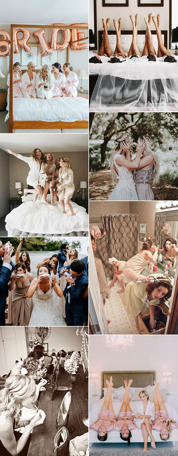 wedding photo must have ideas with your bridesmaids
