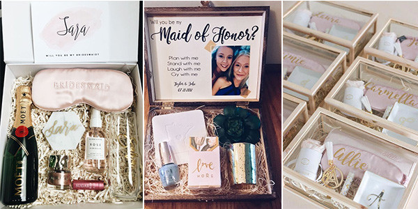 bridesmaid gift box ideas