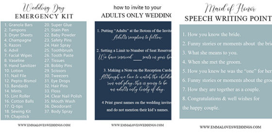 helpful wedding planning tips