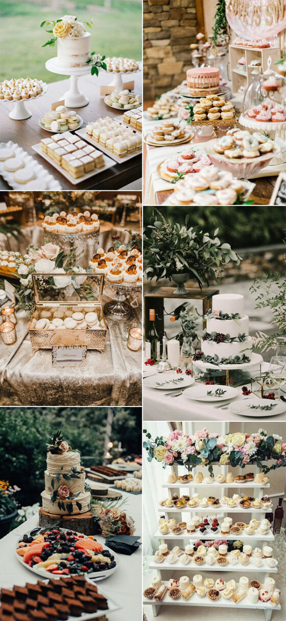 23 Delicious Wedding Dessert Table Display Ideas For 2023